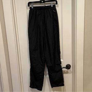 ASICS Black Track Pants, Size Medium